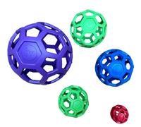 JW Pet Hol-ee Roller 14cm Durable Rubber Ball Toy Fetch Play Game for Dogs