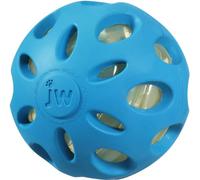 JW Crackle Ball Small By Rubber Ball with A Plastic Bottled Heart For Dogs