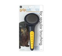 JW Dog Gripsoft Grooming Small Slicker Brush Soft Pin