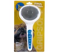 JW Gripsoft Grooming Slicker Brush Soft Pin