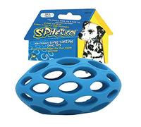 JW Pet SPHERICON Football Shaped Chew and Treat Fetch Dog Toy MEDIUM 6 inch