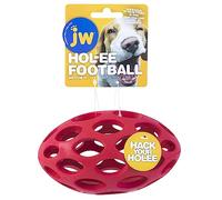 JW Hol-ee Mini American Football Durable Rubber Dog Toy, Medium, 1-Pack