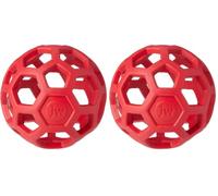 JW Hol-ee Roller Dog Toy Treat Dispensing Ball, Medium, 2-Pack
