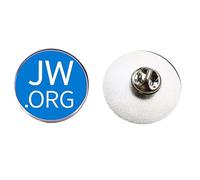 JW.ORG Decorative Lapel Pin Set, Jehovah Witness, Metal Construction, Religious Organization Design with Hebrew Text, 1 inches, Metal, 0