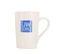 JW.ORG Logo Print White Ceramic Coffee Tea Hot Liquid Cup Mug - 12 Ounce - White