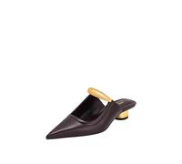 JW PEI Women's Helena Pierced Mules- Claret Red