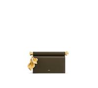 JW PEI Women's Holly Metal Pendant Embellished Clutch - Dark Olive