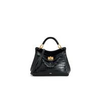 JW PEI Women's Lucia Classic Top Handbag - Black Croc