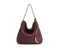 JW PEI Women's Nina Metal Charm Hobo Bag, Burgundy