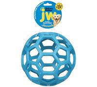 JW Pet Hol-ee Roller Dog Puppy Ball Football Egg Bone Squeaker Rubber Chew Toys