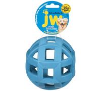 JW Pet Hol-ee Roller Dog Puppy Ball Football Egg Bone Squeaker Rubber Chew Toys