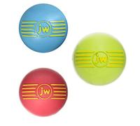 JW PET ISqueak Squeaker Dog & Puppy Fetch Chew Toy MEDIUM BALL 3 PACK