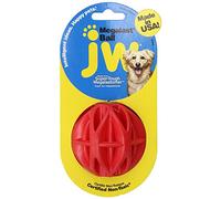 JW Pet Megalast Ball Medium Colorful Thermo Plastic Rubber Dog Toy - 2 Pack