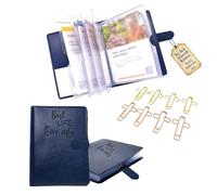 JW Tract Holder Mini Field Service Organizer, Multifunctional Bible Study Wallet for Jehovah Witness, Pioneers & Ministry Supplies (Blue)