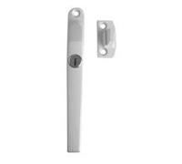 JW78L Window Furniture Lockable Casement Fastener Satin Chrome Handle 124mm Projection