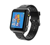 Jwatch Kids Smart Watch Phone Sos with 10 Stories 24 Puzzle Games Pedometer Kids Watches Toys for 6-12 Boys Girls Gift for Birthday Christmas （Black）