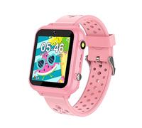 Jwatch Kids Smart Watch Phone Sos with 10 Stories 24 Puzzle Games Pedometer Kids Watches Toys for 6-12 Boys Girls Gift for Birthday Christmas （Pink）