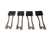 JWDAWN 4Pcs 2 Wires Motor Carbon Brush Graphite Brush 0009718189 10 * 40 * 32 10x40x32 mm for Linde Electric Forklift Accessories