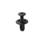 JWFBDB 1/1000 Plastic Rivets Fasteners Screw 6mm/8mm Hole Car Bumper Fender Rivet Black Automobile Fastener Clips Fit For Toyota Focus Kia(1000pcs B)