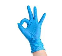 JWFBDB 30/70PCS Blue Nitrile Gloves Are Suitable For Gardening Maintenance Beauty Hairdressing Cleaning And Household Use(70PCS,L)