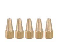 JWFBDB 5Pcs/Set H01-2 Gas Brazing Torch Nozzle Propane Acetylene Welding Accessory Tip 1# 2# 3# 4# 5# Pure Copper Oxygen
