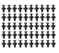 JWFBDB 8mm/6mm Plastic Rivets Fasteners Screw Car Fender Bumper Screws Clips Auto 8mm Hole Push Pin Clip Accessories(8mm 50pcs)