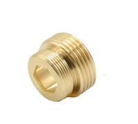JWFBDB Brass 3/4" to M22 Thread Connector Garden Household Faucet Adapter Durable Joint Coupler Fittings(A)