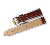 JWFBDB Leather watch strap, 12mm, 18mm, 20mm, 22mm straps, accessories, Quick Release Raw Ear(Brown-G,16mm)