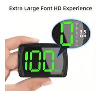 JWFBDB Universal Car HUD Head Up Display GPS Hud Digital Speedometer Big Font Speed Meter KMH for All Truck Plug and Play Auto Part(KMH)