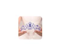 JWICOS Crystal Tiara Crown for Women and Girls Elegant Princess Crown with Combs Tiaras for Women Bridal Wedding Prom Birthday Hair Accessories for Brides and Bridesmaid, S, Crystal