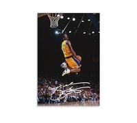 jwjkdsld Wall Posters Basketball Posters Kobe Bryant Dunk Motivational Posters Wall Art Paintings Canvas Wall Decor Home Decor Living Room Decor Aesthetic Prints 20x30inch(50x75cm) Unframe-style