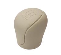 JWJVG Auto Knob Gear Stick Protector for Megane I Classic (LA) 1996-2003, Manual Stick Silicone Automotive Shifter Transmission Protective Cover,A/Beige