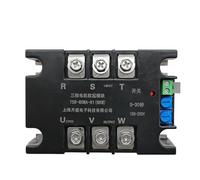 JWLINRKS 380V Motor Soft Start Module Controller Starter Stop Heat Sink Three-Phase Motor Slow Start 1kw 2kw 4kw 6kw 8kw 10kw 15kw 20kw(R1 80wa-8kw)