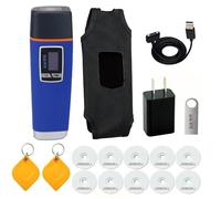 JWM Guard Patrol System with Fingerprint for Hotel, Logistics, Warehousing, 125kHz RFID, Flashlight, Free Cloud Software, Voice Prompt