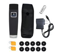 JWM Guard Tour Patrol System, Battery Powered, 125kHz RFID Security Guard Equipment with LCD Screen, Professional Guard Monitoring Attendance System, Free Software