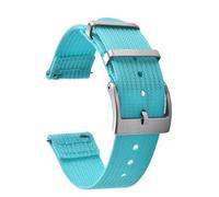 JWNSPA 0.028/0.031/22mm Ballistic Rib Nylon Quick Release Replacement Watch Strap for Men and Women, Sky blue, 20mm, Casual