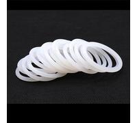 JWOO 10Pcs VMQ O Ring Seal Gasket Round Shape White Nontoxi CS 4mm OD 12~100mm Silicone Rubber Insulated Waterproof Washer (Color : 10pcs, Size : OD 100MM ID 92MM_CS 4.0MM)