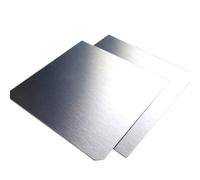 JWOO 2pcs 10cm 304 Stainless Steel Sheet, 0.04/0.05/0.1mm Metal Sheets for Crafts, Versatile Application