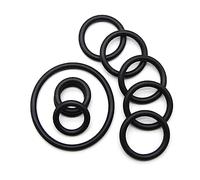 JWOO Seal Washer CS 5.3mm 7mm Gasket O Ring ID 86mm - 550mm Nitrile Rubber NBR Sealing Ring Repair (Color : Black, Size : M550_7MM)
