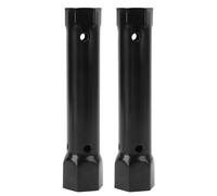 JWOYMANL 2PCS Faucet Socket Wrench, 34mm 40mm Carbon Steel Tap Spanner, Heavy Duty Faucet Installation and Repair Hand Tools with Non - Slip Grip for Shower, Sink, Kitchen, Bathroom