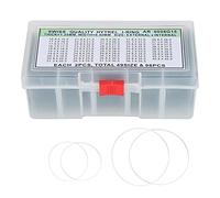 JWOYMANL AR - 6008G15 Replacement O Ring Watch Back Gasket Seals, 98 - Piece Assorted Sizes Plastic Watch Gaskets with Storage Box for Watch Repair Professionals and