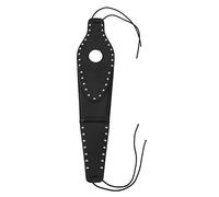 JWOYMANL Motorcycle Fuel Tank Cover Bag, PU Leather Gas Tank Panel Pad with Storage Pouch, Soft - Backed Protective Trim for XL 883 1200 48, Easy Install Motorbike Accessory for Davi (Silver Rivets)