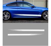 JWOZQ Car Body Decal Stickers For Mercedes Benz A Class 2013-2024 Waterproof Side Skirt Stripe Decals Graphic Accessories Tuning Stripes Styling,B-white