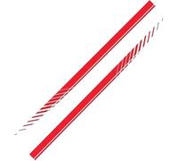 JWOZQ Car Body Decal Stickers For Mercedes Benz A Class 2013-2024 Waterproof Side Skirt Stripe Decals Graphic Accessories Tuning Stripes Styling,C-red