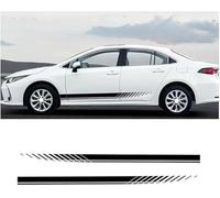 JWOZQ Car Body Decal Stickers For Mercedes Benz B Class 2005-2024 Waterproof Side Skirt Stripe Decals Graphic Accessories Tuning Stripes Styling,A-black