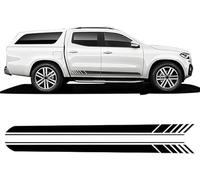 JWOZQ Car Body Decal Stickers For Mercedes Benz X Class W470 AMG 2018-2023 Waterproof Side Skirt Stripe Decals Graphic Accessories Tuning Stripes Styling,A-black