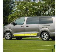 JWOZQ Car Body Decal Stickers For Peugeot Traveller Waterproof Side Skirt Stripe Decals Graphic Accessories Tuning Stripes Styling,D-yellow