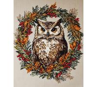 JWPSHIJIE 5D Diamond Paint Kit, Animal owl and Tree Branches DIY Crystal Embroidery Painting, Full Drill Diamond Cross Stitch Painting, Colorful Paintings Pictures Art Craft for Home 40 * 50cm