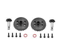 JWQFBC 1/10 Scale RC Car Differential, RC Model Parts Repair, DIY Modification, Easy to, 2 Differential Gear
