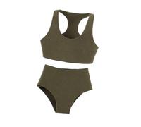 JWQFBC 1/12 Scale Sports Bra Shorts Set, Miniature Doll Model Clothes, Casual DIY Styling Outfit for 6-inch Female Dolls, Figure Costume, Green